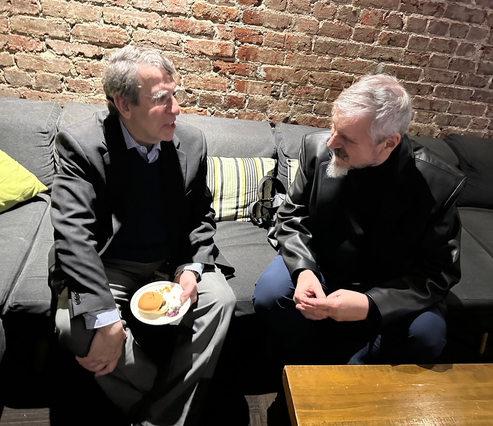 Drs. King and Vertes at Dr. Vertes retirement party