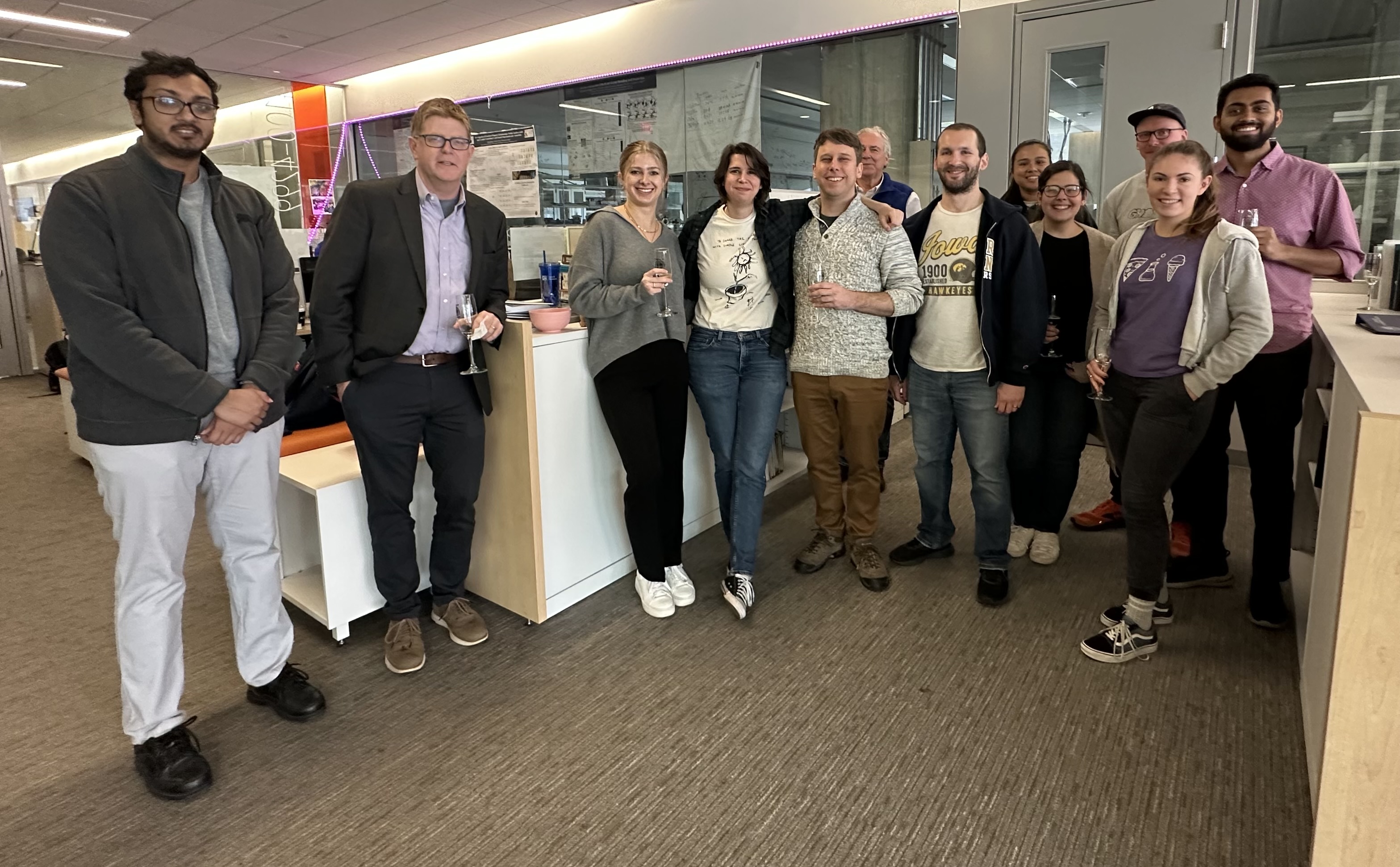 Celebration for a successful defense