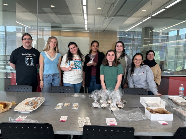 2025 ACGS Bake Off Image of Graduate Students and their baked goods