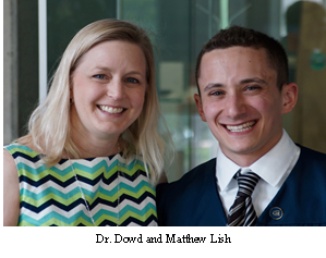 Dr. Dowd and Matthew Lish
