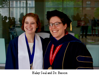Haley Seal and Dr. Besson