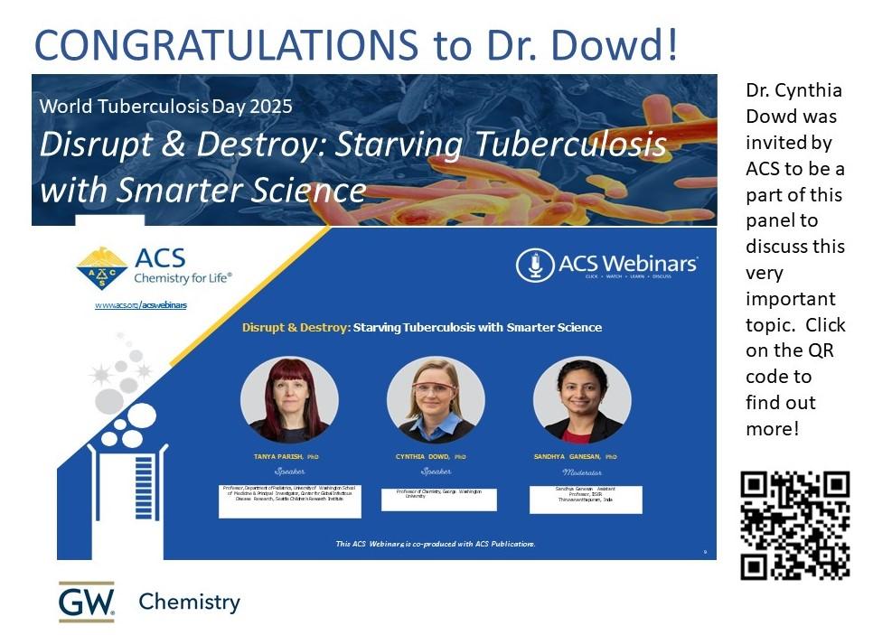 Flyer for discussion where Dr. Dowd was a speaker